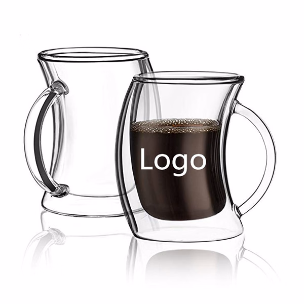 Double Wall Insulated glasses Espresso Cups , 5.4-Ounces