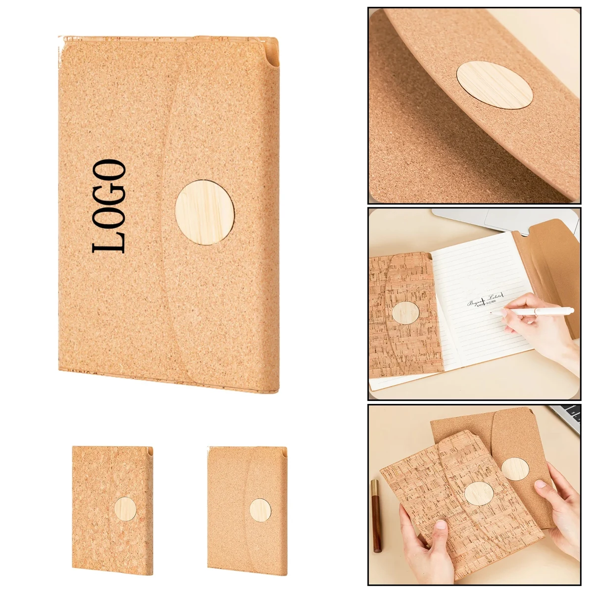 A5 Cork Cover Journal 1