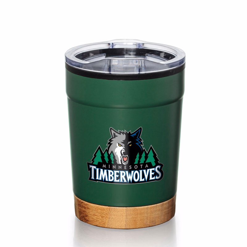 Eduardo Double Wall Tumbler w/Bamboo Base - 12oz