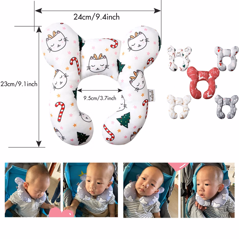 1 Year Old Baby Carseat Head Support Pillow