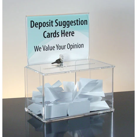 Small-Size Locking Entry Box with Sign Holder 1