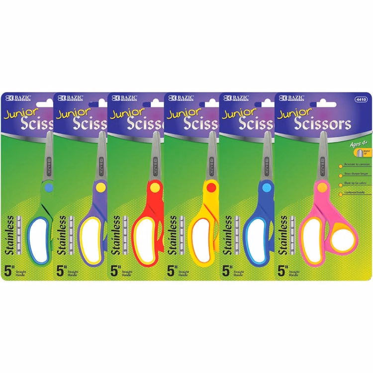 5" Blunt Scissors - Assorted Colors Single Pack