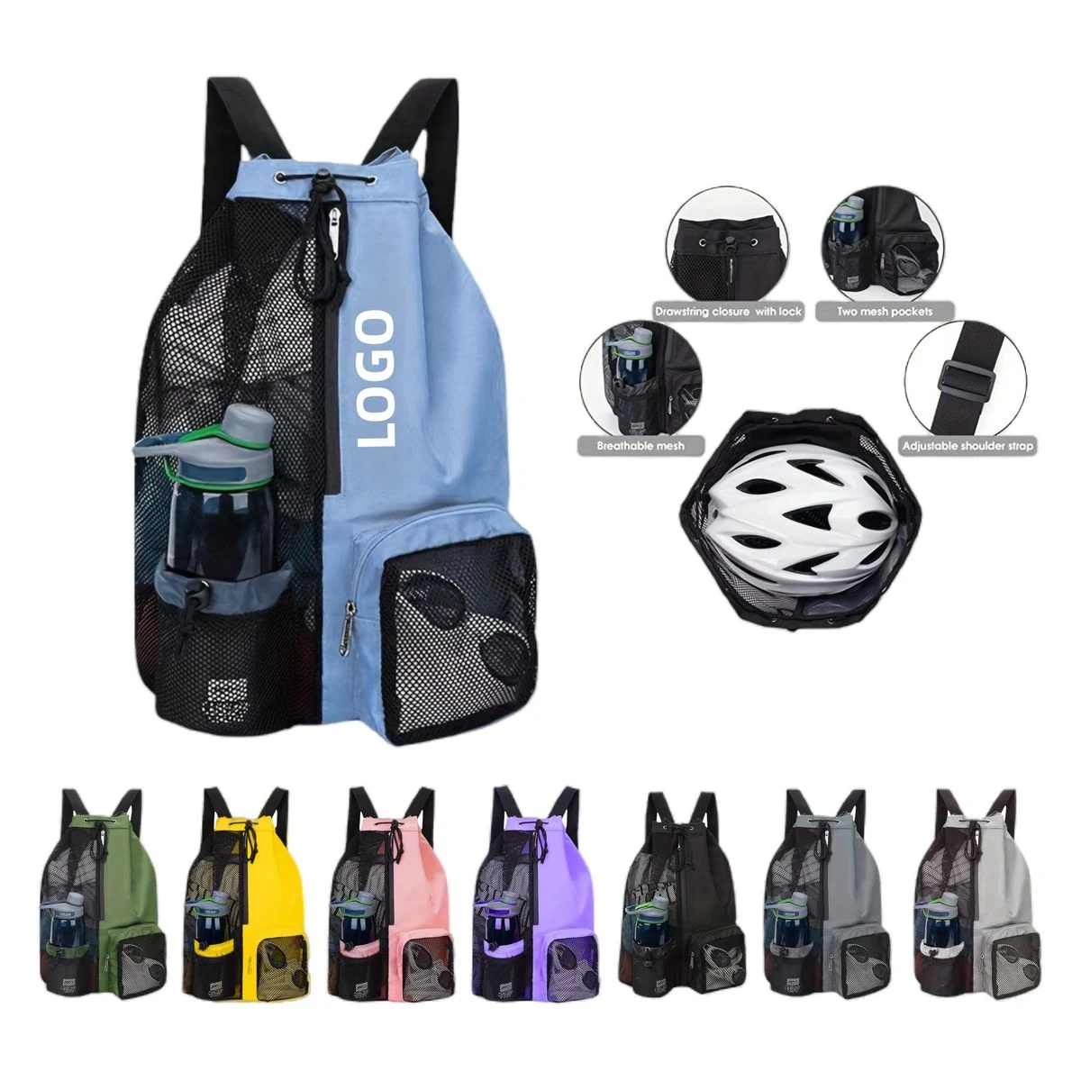 Nylon Polyester Sports Backpack 1