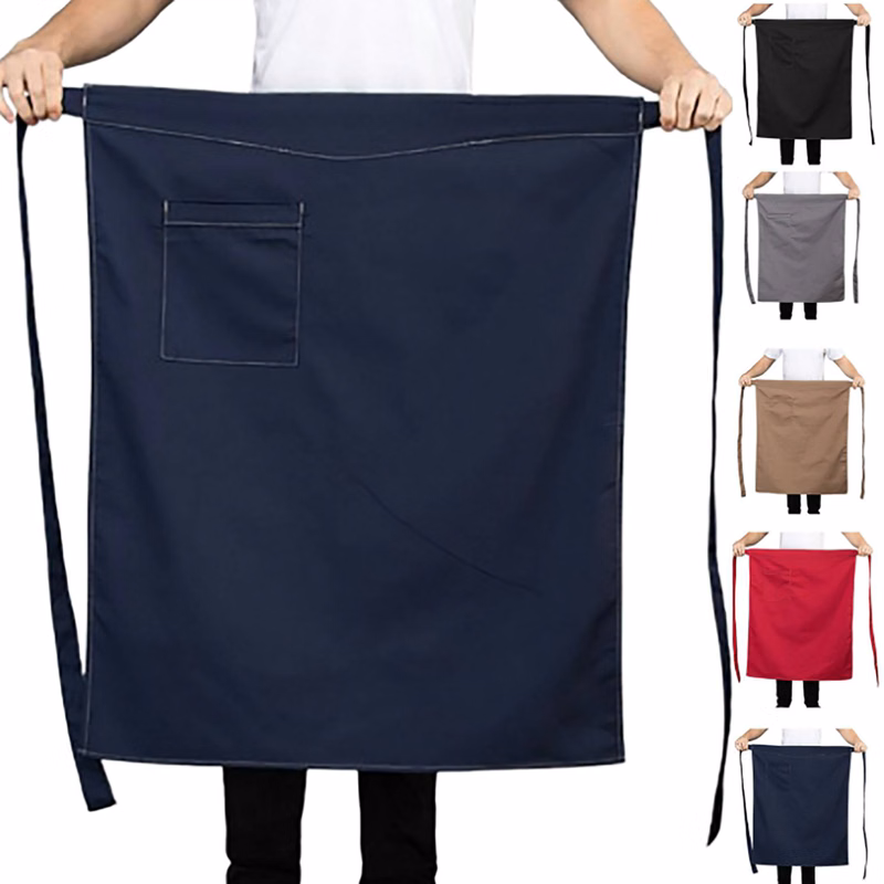 Durable Canvas Half Apron with Adjustable Straps