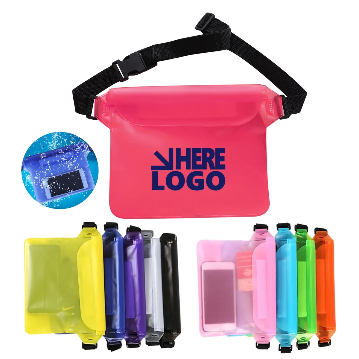 Clear Fanny Waterproof Waist Bag 1