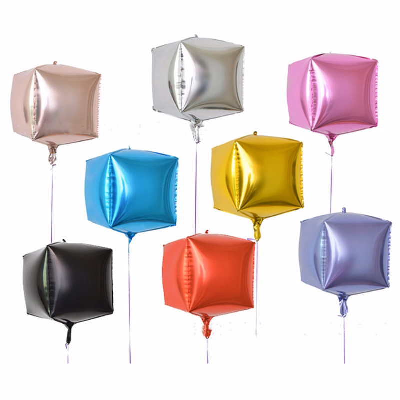 4D Cube Mylar Balloon