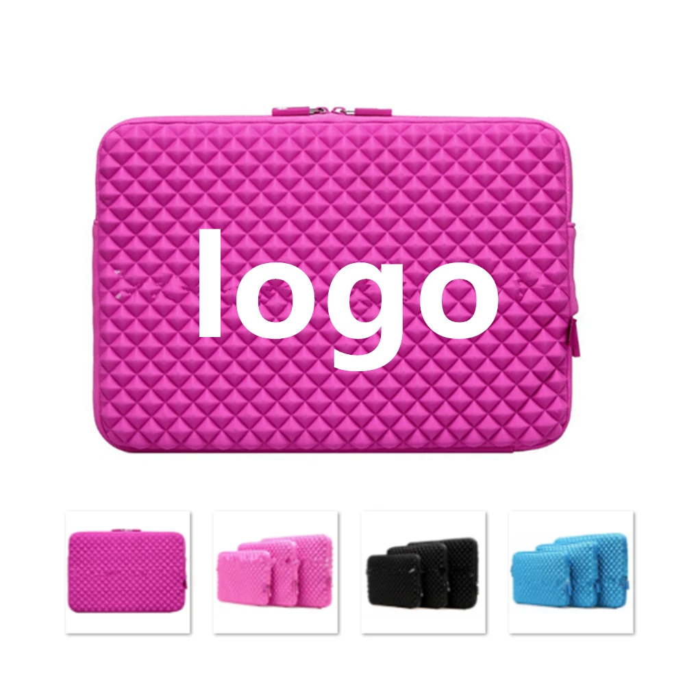 Zippered Neoprene Laptop Sleeve With Padded Interior 1