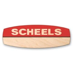 Customized Wood Badge (6-10 Sq. Inches) 1