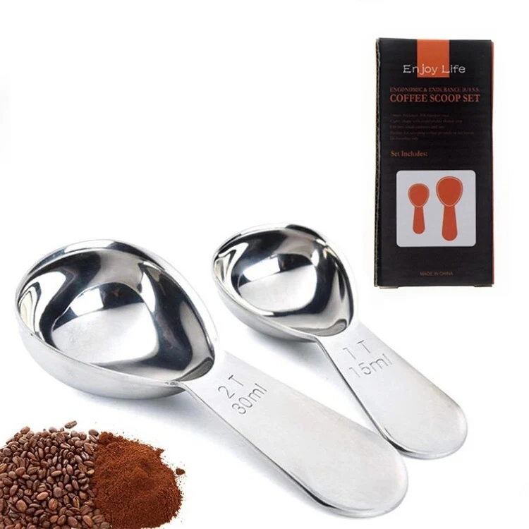 Stainless Steel Coffee Scoop Set 1