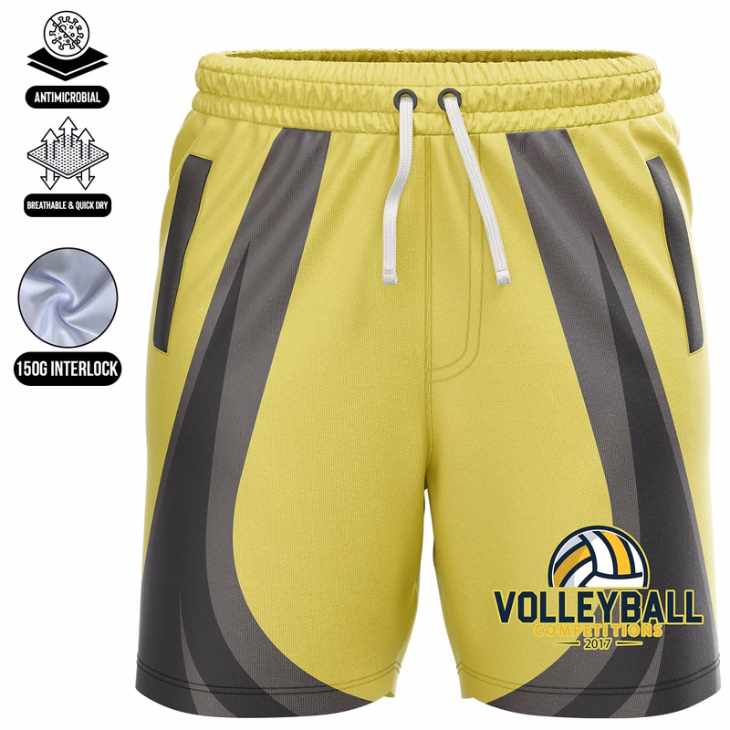Women's Full Sublimation Short Length Training Shorts With Pockets