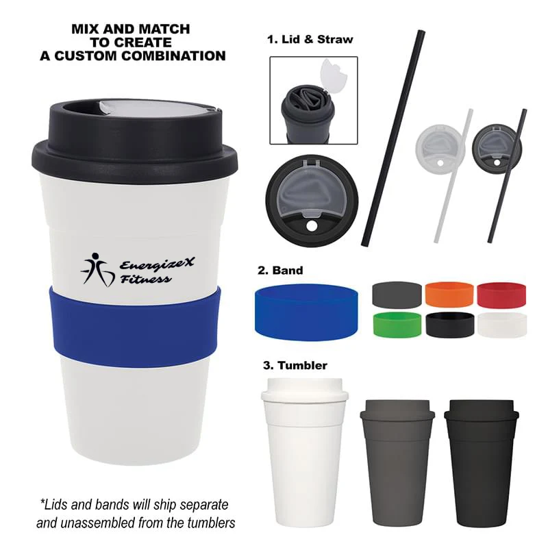 16 Oz. Travel Tumbler With Straw 1