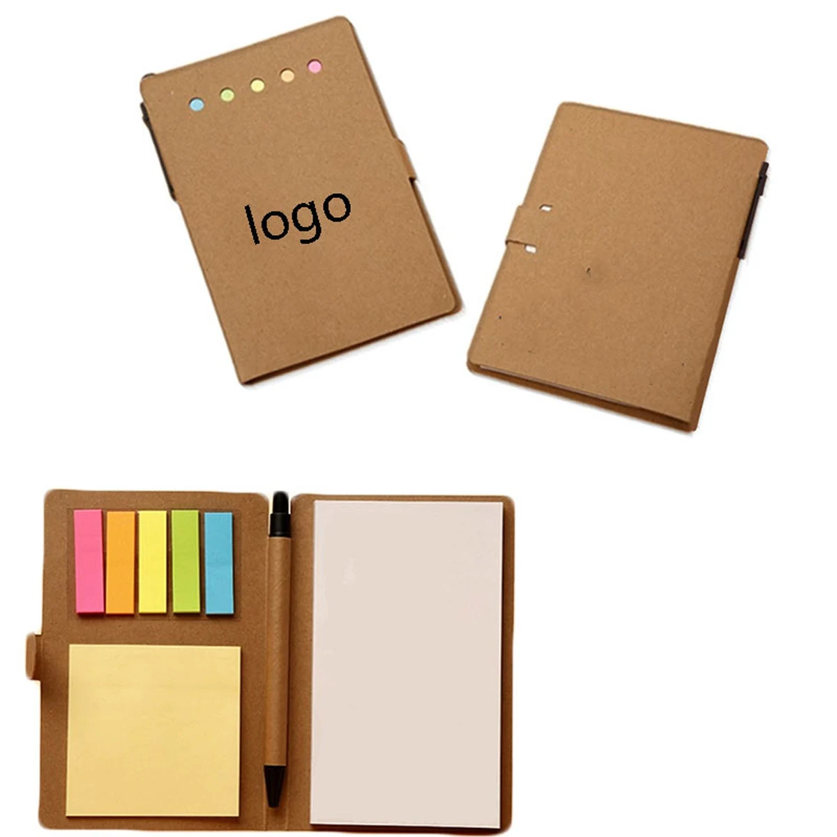 Pocket Notepad with Sticky Notes and Pen 1