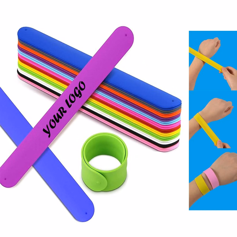 Silicone Slap Bracelet Wristband