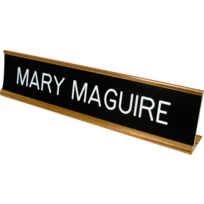 Aluminum Desk Plate 1
