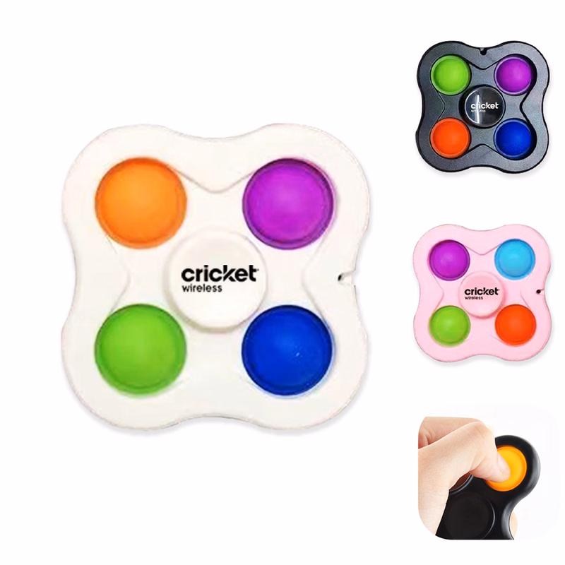 4-Point Push Bubble Fidget Finger Spinner