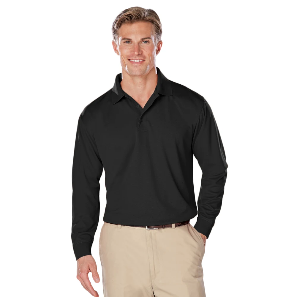 Men's Snag Resistant Wicking L/S Polo 1