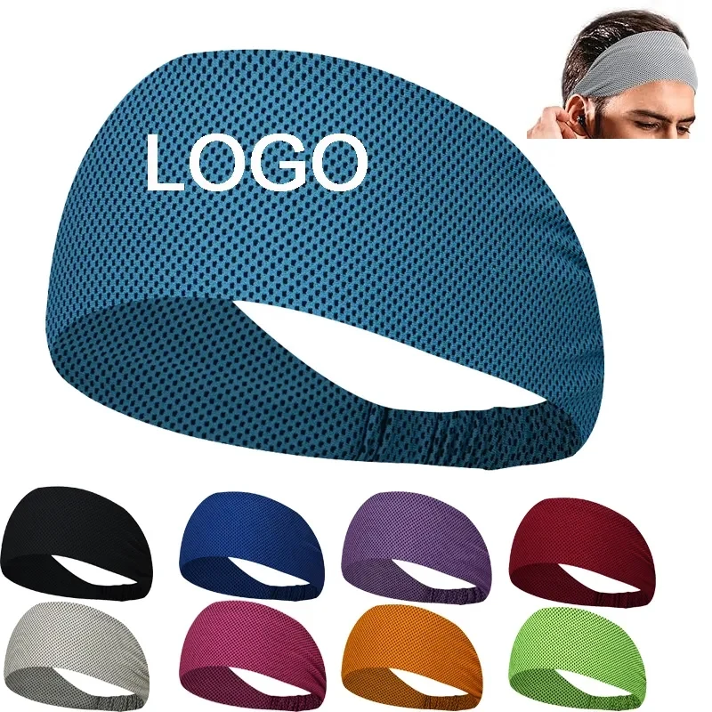 Cooling Running Headband for Sports and Workout Moisture Wicking and Stretch Fit 1