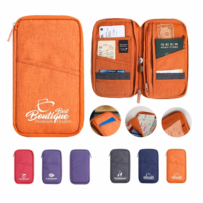 RFID Multi-Function Travel Passport Wallet Organizer Bag