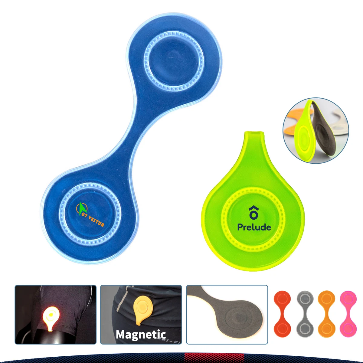 Visimounte Reflective Magnetic Safety Clip 1