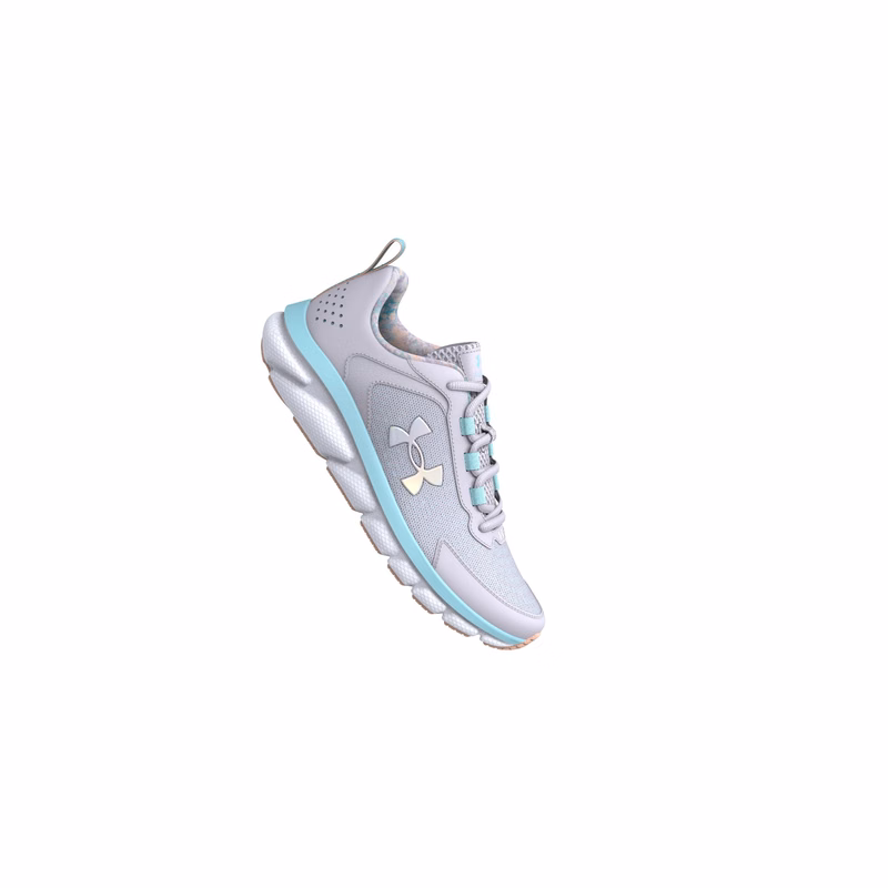 Girls' Grade School UA Assert 9 Sky Running Shoes