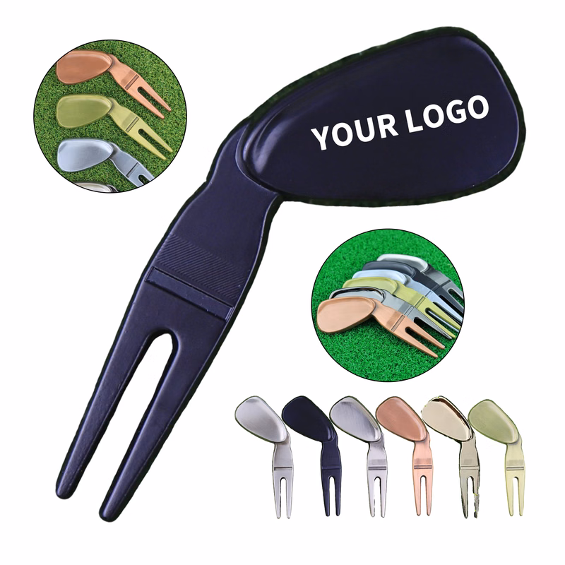 Zinc Alloy Putting Surface Fix Tool With Club Style Detail
