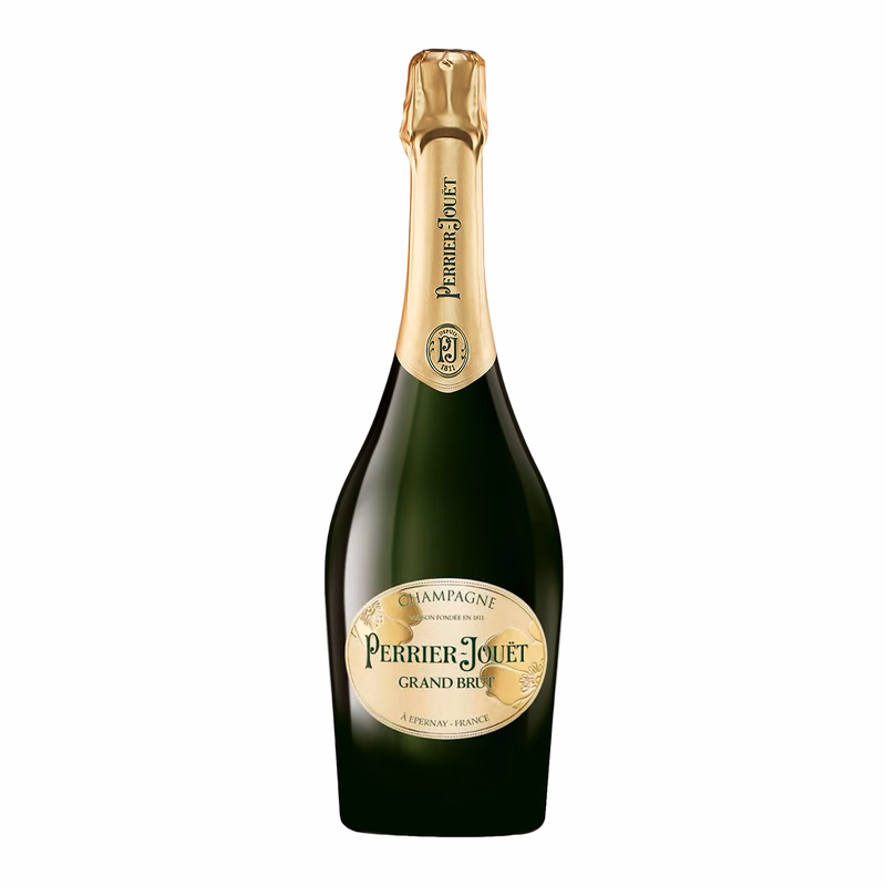 Etched Perrier-Jouët Grand Shape Champagne Bottle