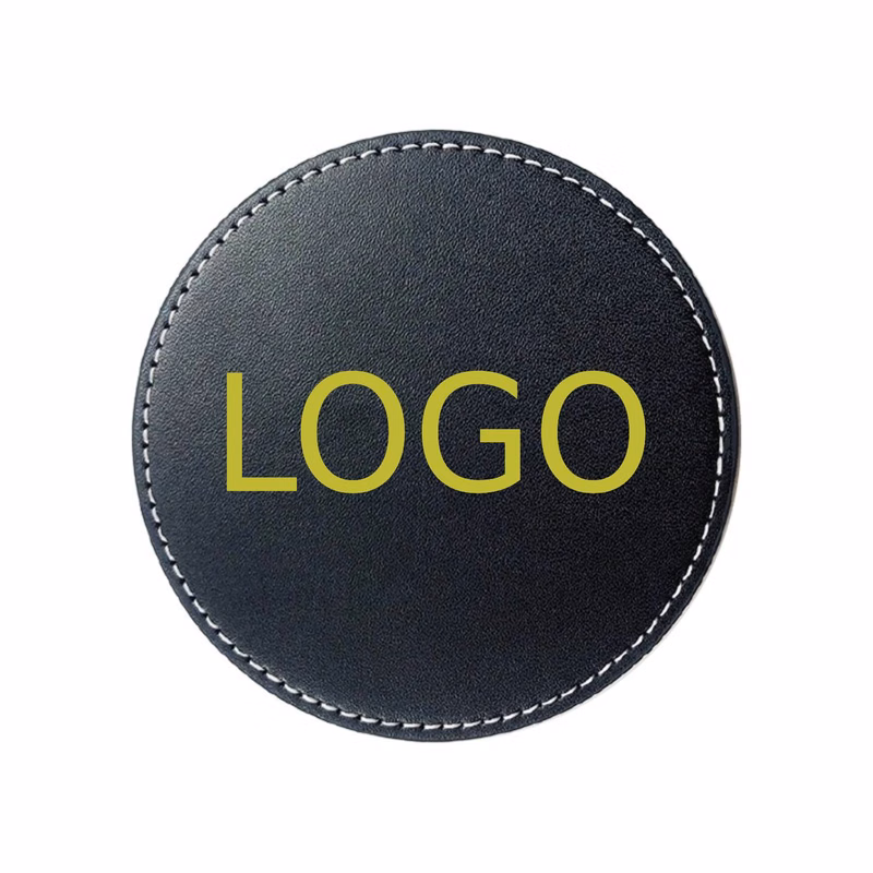 Round Leather Coaster