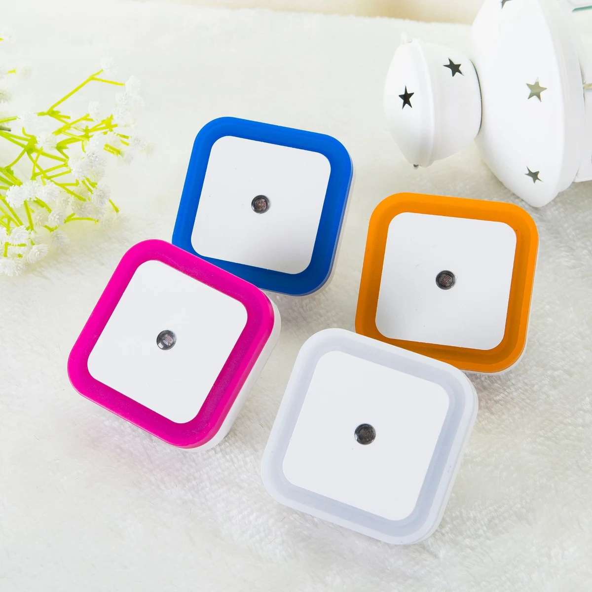 Plug-in LED Sensitive Night Light for Bedroom Hallway 1