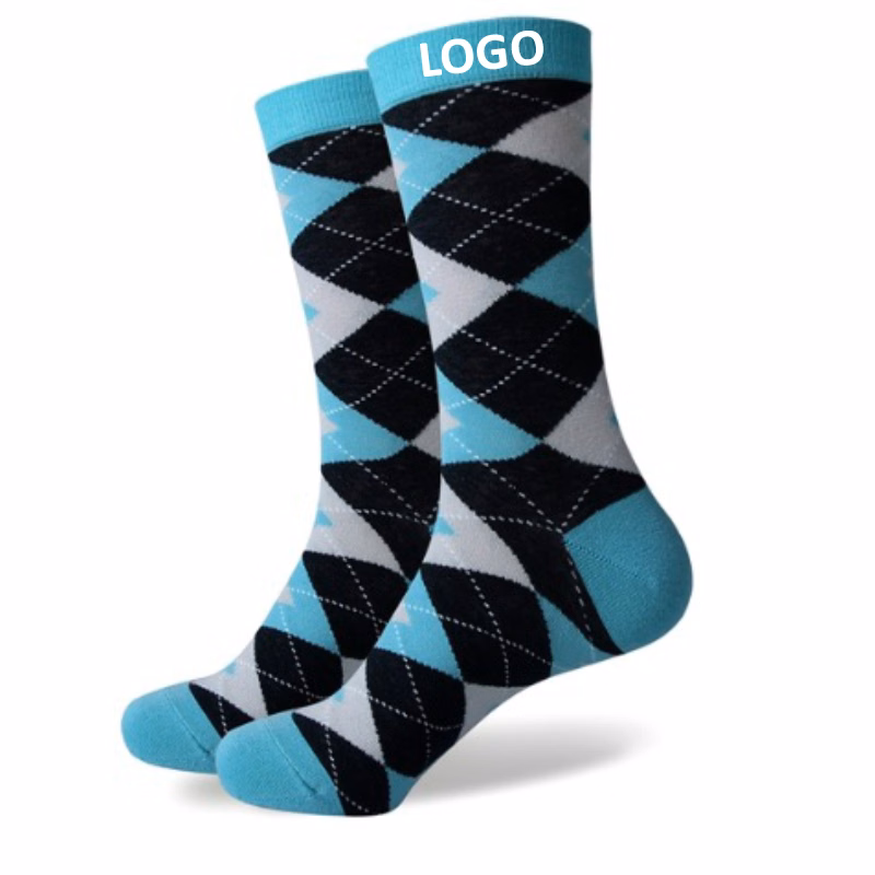 Men's Argyle Crew Socks