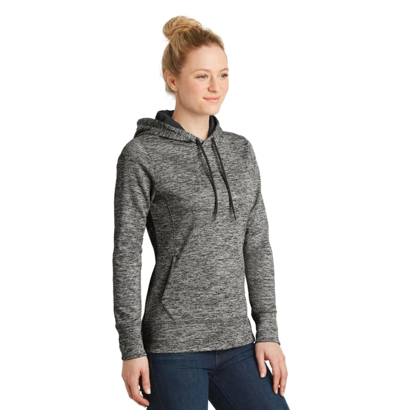 Sport-Tek Women's PosiCharge Electric Heather Fleece Hooded Pullover., custom hoodie or sweatshirt with logo imprint 1