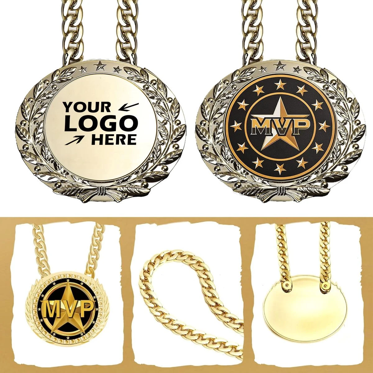 Oversized MVP Turnover Chain Award Medal 1