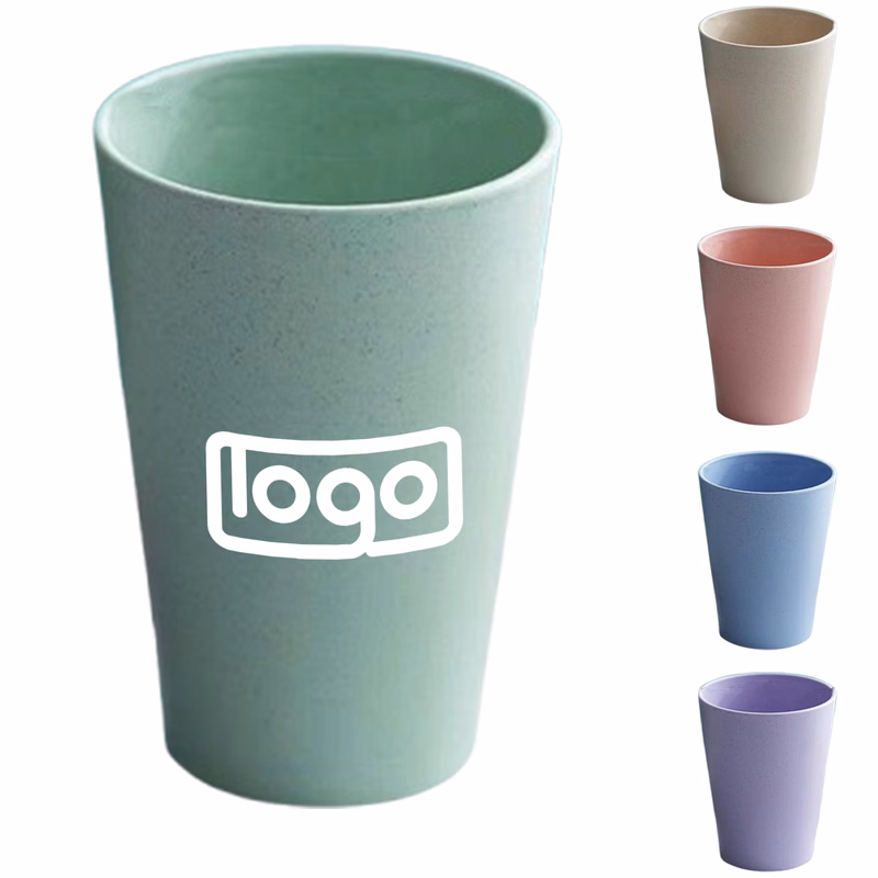 17.5 oz Large Durable Wheat Straw Plastic Cup