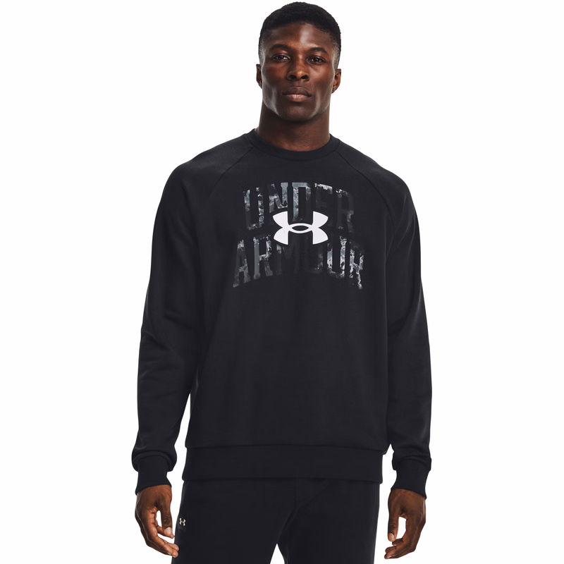Men's UA Rival Fleece Wordmark Dye Crew 