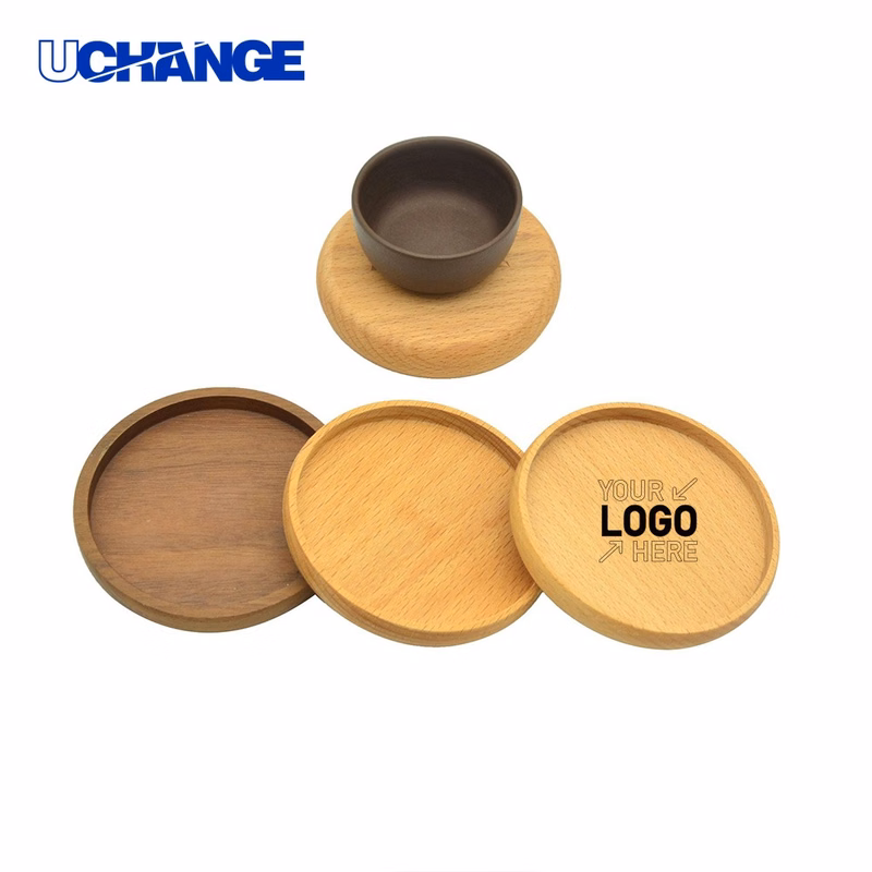 Solid Wood Coaster Set