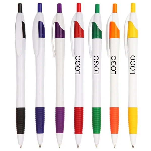 Plastic Cougar Rubber Grip Ballpoint Pen 1