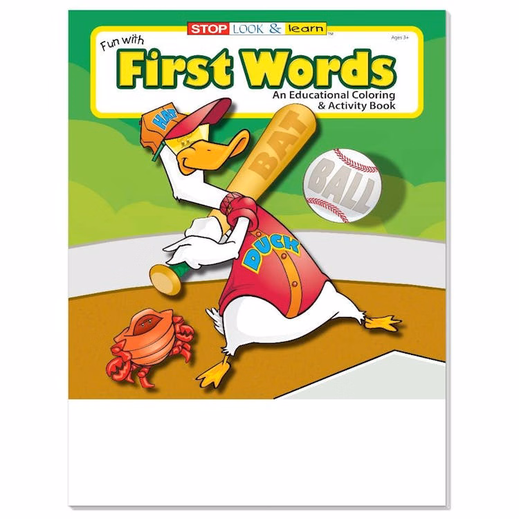 Fun with First Words Coloring & Activity Books