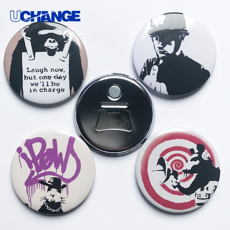 Cartoon Fridge Magnet Bottle Opener Tool 1
