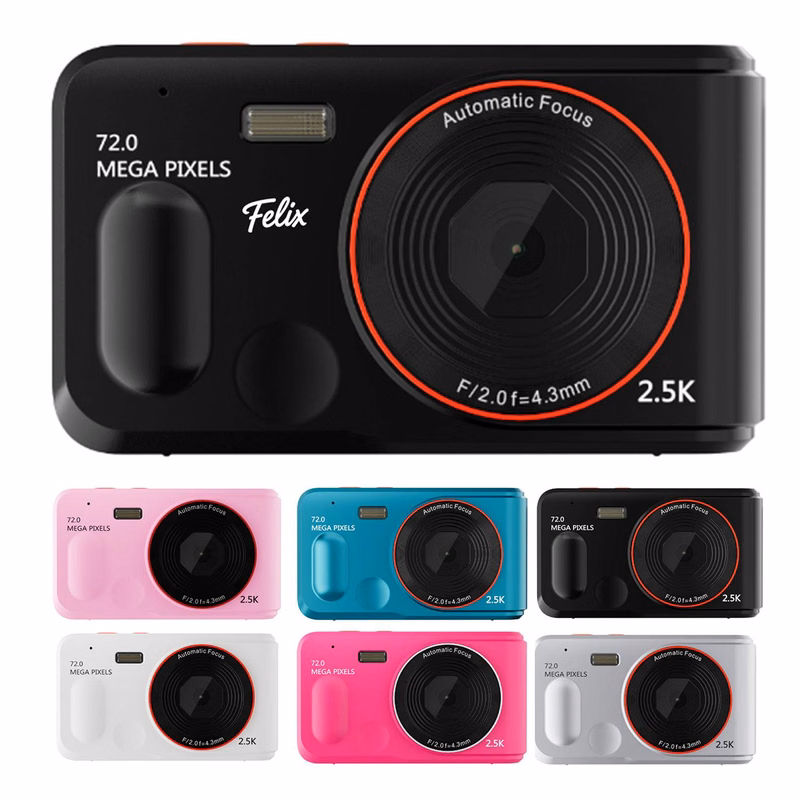 Portable 72MP Digital Camera - Pocket-Sized & Easy to Use