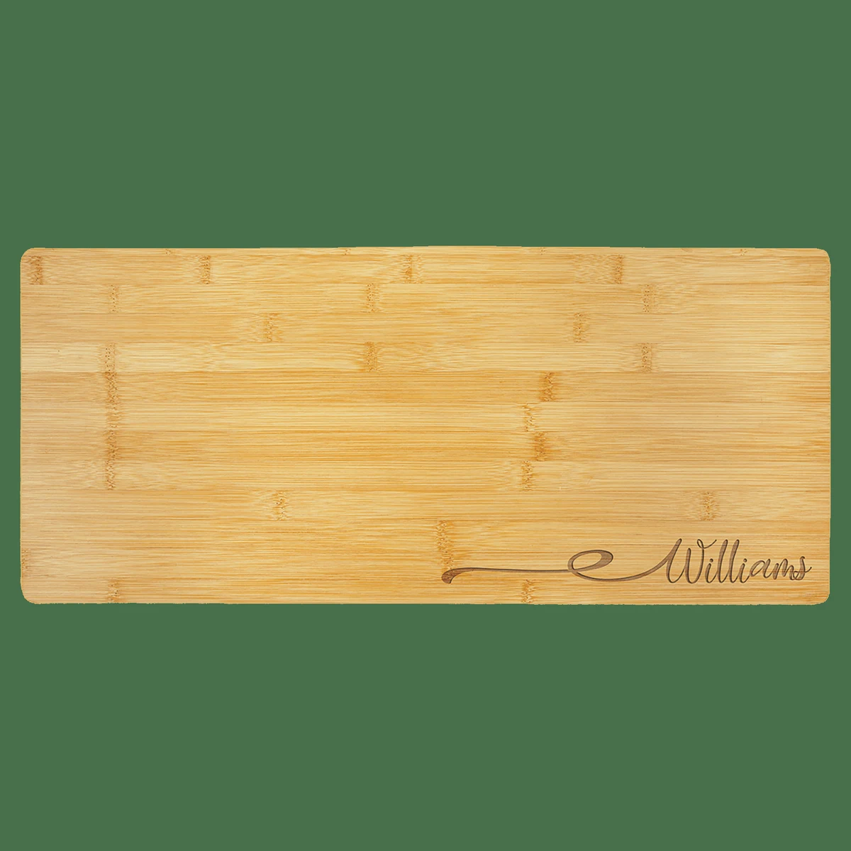 23 3/4" x 10" Multi Brown Bamboo Charcuterie Board/Cutting Boardd 1