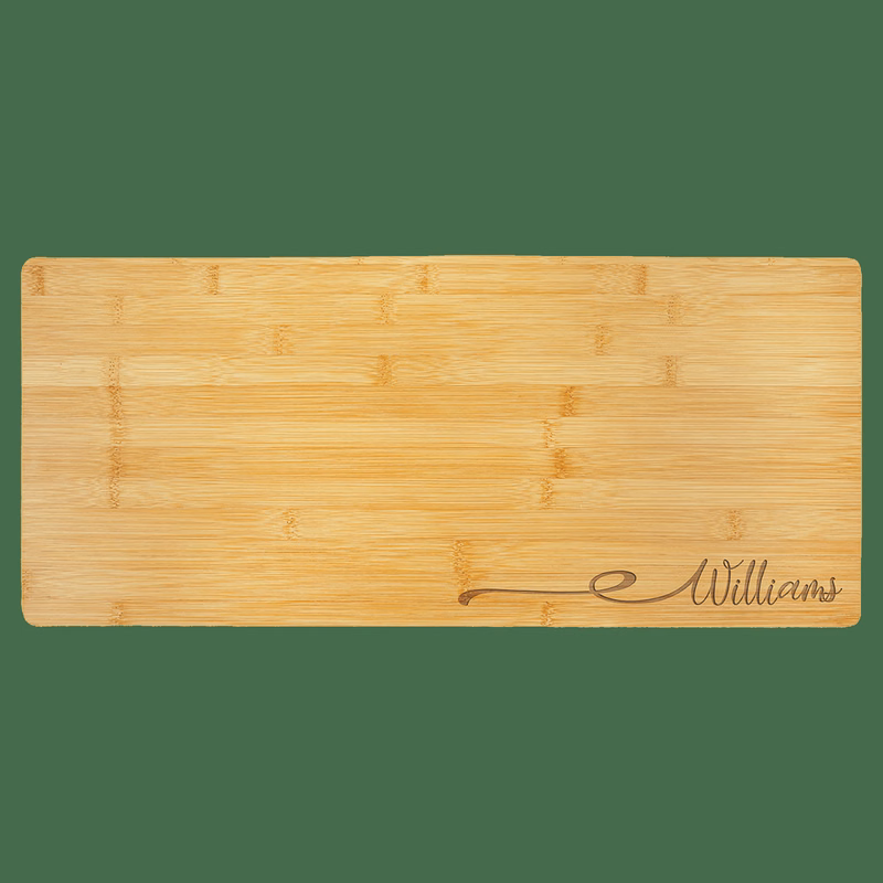 23 3/4" x 10" Multi Brown Bamboo Charcuterie Board/Cutting Boardd