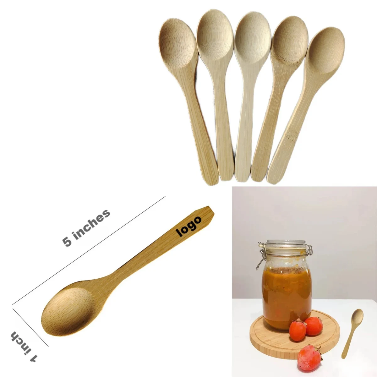 Carbonized Bamboo Spoon 1