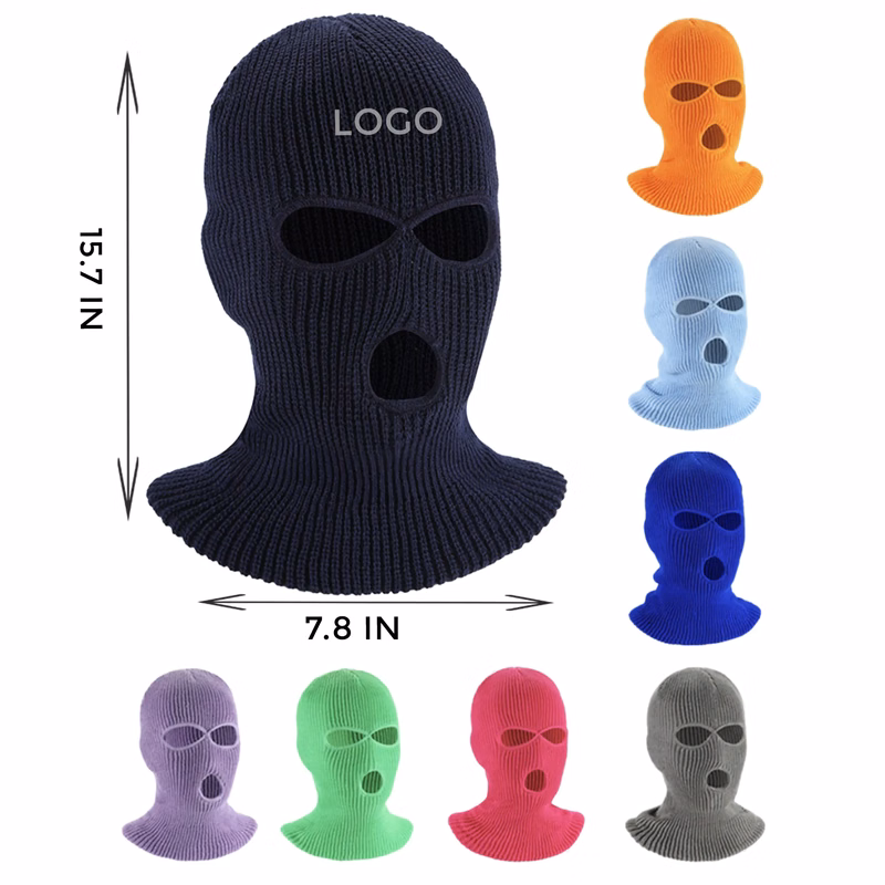 MOQ 10 PCS Knitted Face Mask