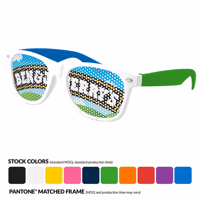 3-Tone Retro Pinhole Sunglasses