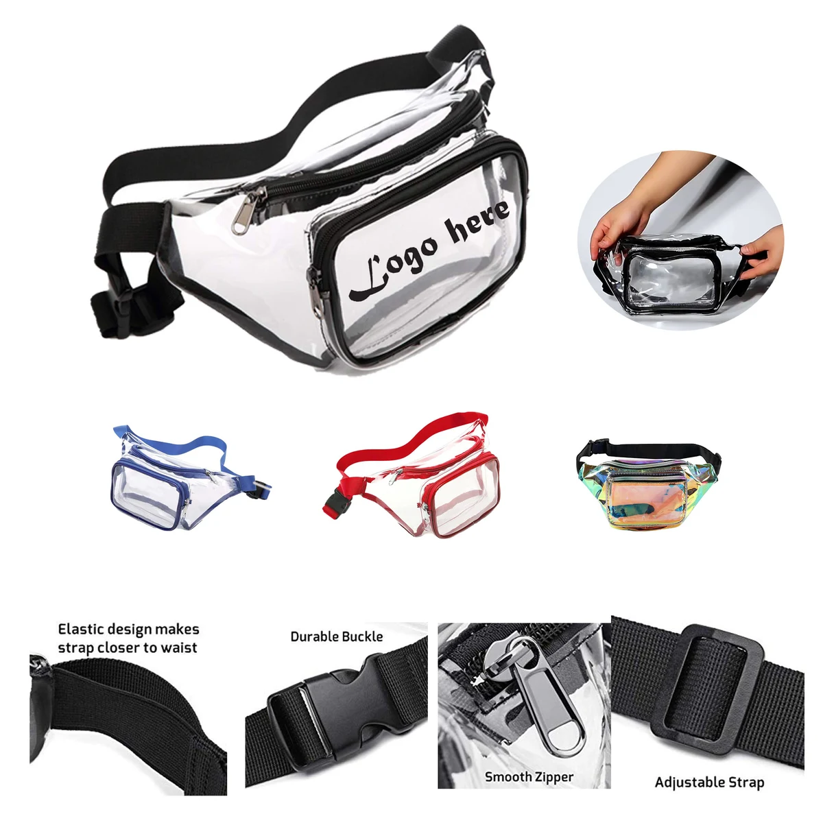 Clear Fitness Fanny Pack 1