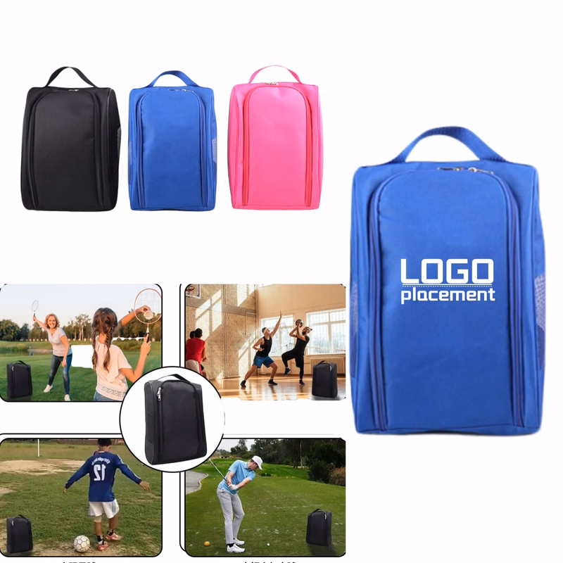 Golf Shoe Bag, Breathable Mesh Footwear Storage Pouch