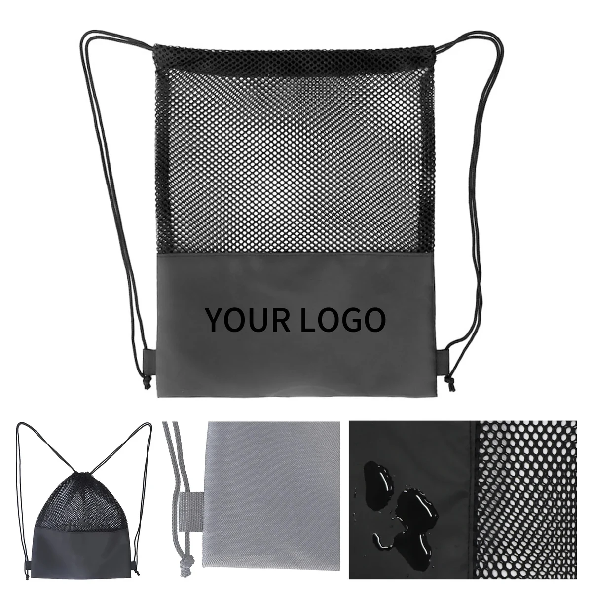 Polyester Mesh Drawstring Bag 1