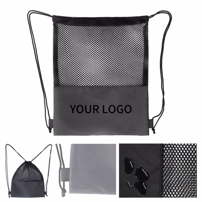 Polyester Mesh Drawstring Bag