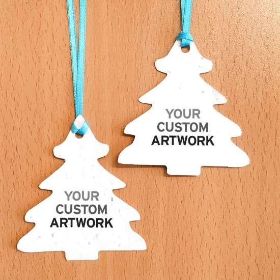 Double-Sided Rounded Evergreen Ornaments 1
