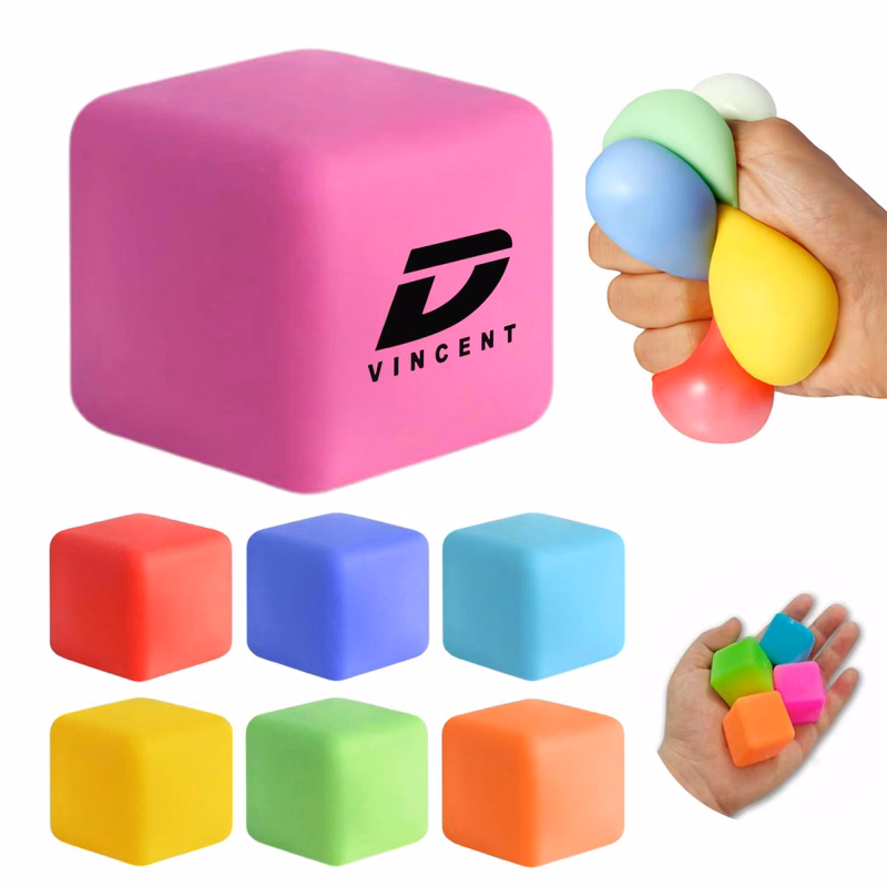 Slow Rising Squishy Stress Cube Fidget Toy
