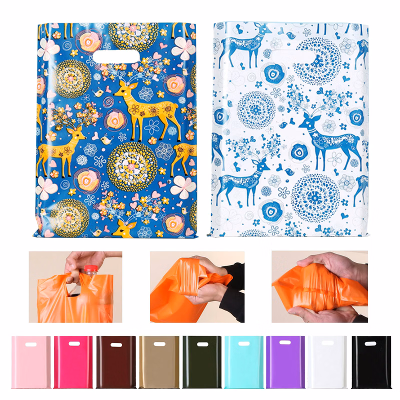 Plastic DieCut Handle Shopping Bag